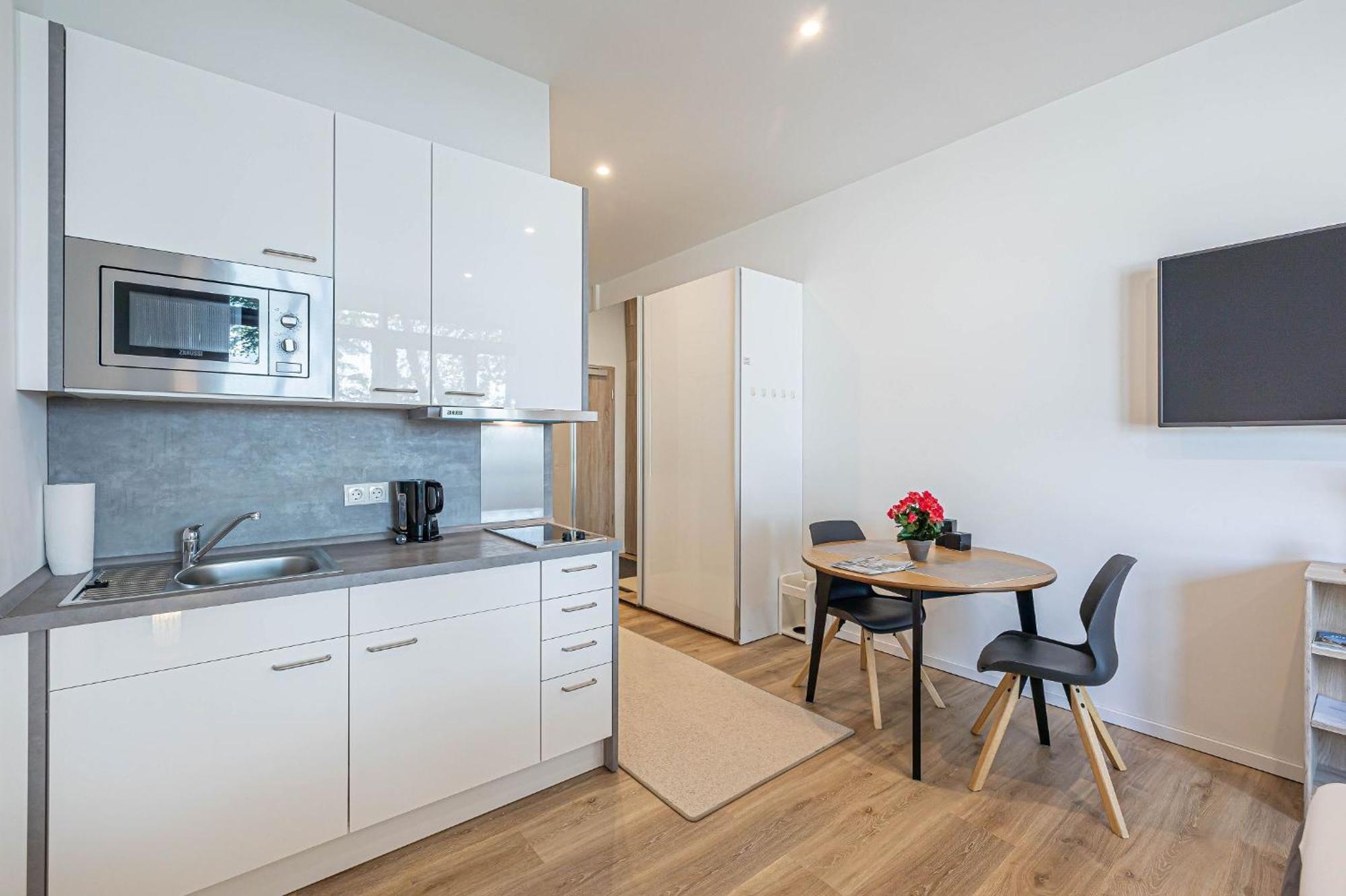 Fewo1846 Intermar - Leichte Brise - Modernes Studioapartment Mit Meerblick Gluecksburg Luaran gambar