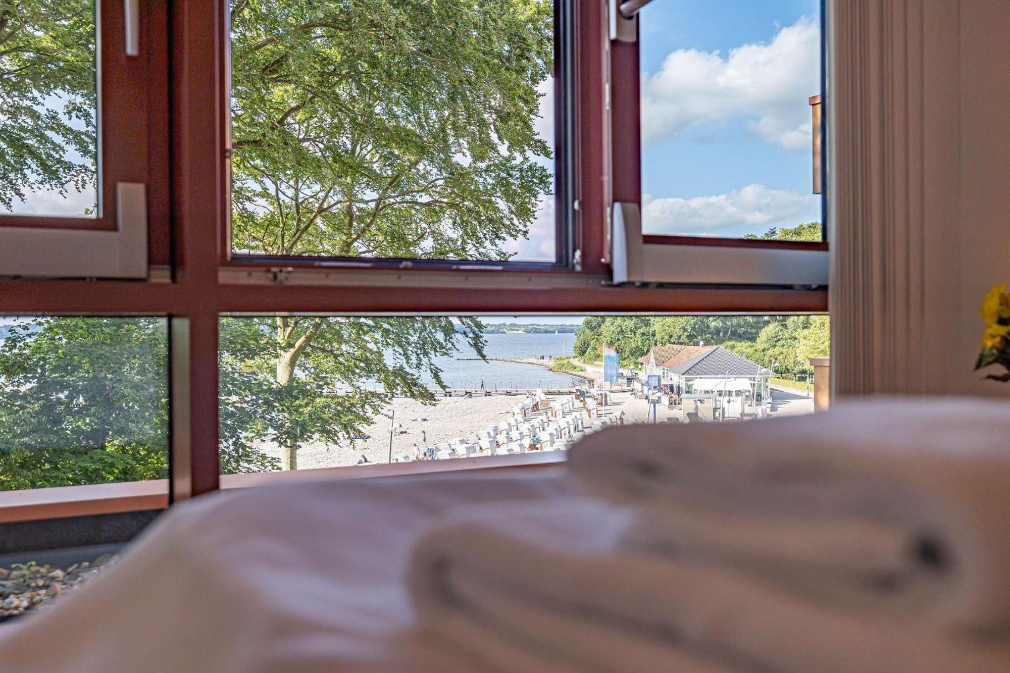Fewo1846 Intermar - Leichte Brise - Modernes Studioapartment Mit Meerblick Gluecksburg Luaran gambar