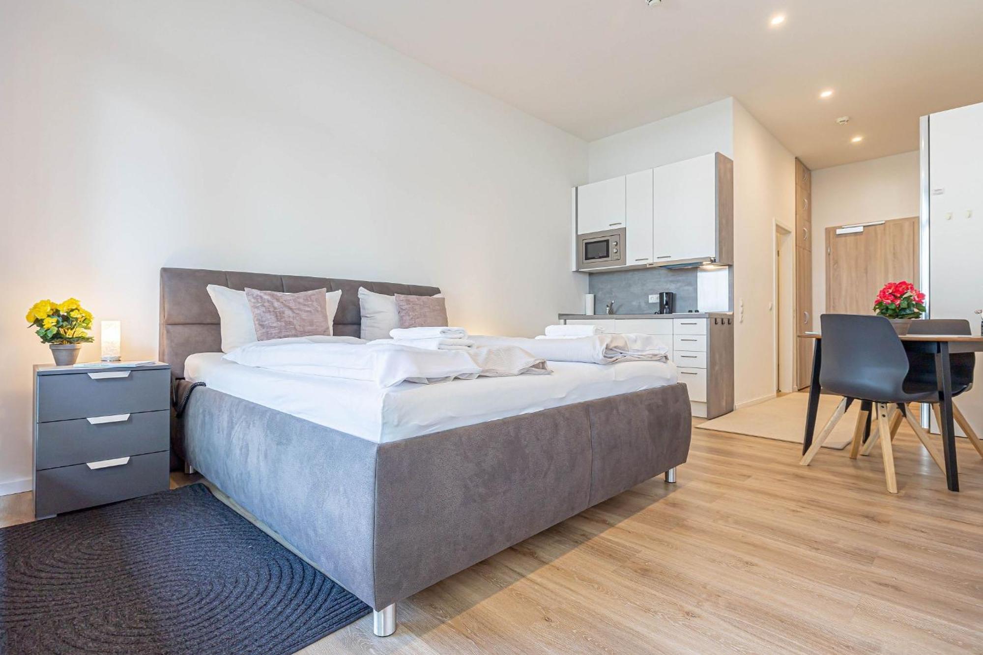 Fewo1846 Intermar - Leichte Brise - Modernes Studioapartment Mit Meerblick Gluecksburg Luaran gambar