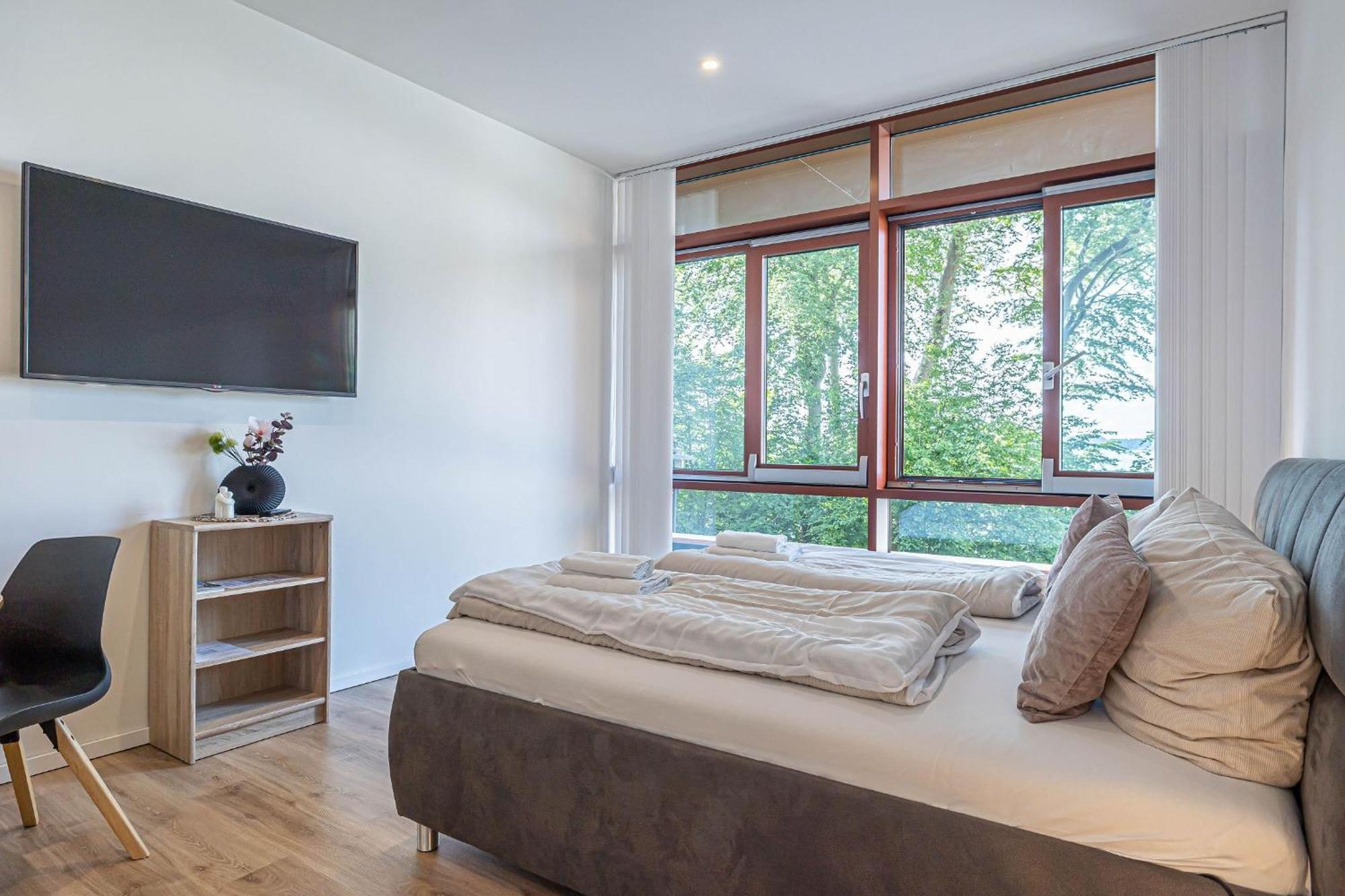 Fewo1846 Intermar - Leichte Brise - Modernes Studioapartment Mit Meerblick Gluecksburg Luaran gambar